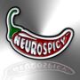 Neurospicy Chilli Adhd Autism Dyslexia Enamel Pin, thumbnail 3 of 8