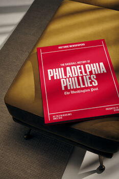 Philadelphia Phillies Personalised Gift Baseball Newspaper History Book, 11 of 12