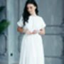 Maxi Linen Wedding Dress, thumbnail 12 of 12