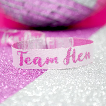 Team Hen Hen Party Favour Wristbands, 2 of 6
