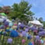 Handmade Bespoke Allium Garden Stake In Various Colors, thumbnail 3 of 6