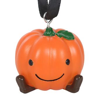 Cute Smiling Pumpkin Hanging Ornament, 2 of 2