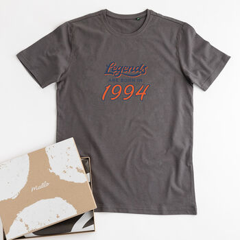'Legends Are Born In' 30th Birthday T Shirt, 2 of 6