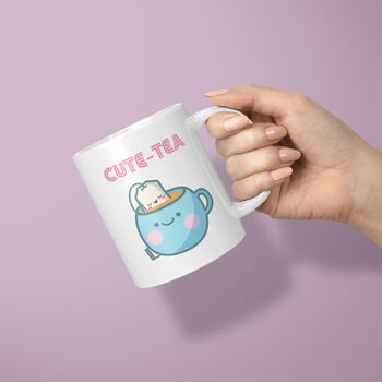 Cute Tea Personalised Mug Premium Quality, 4 of 4