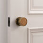 Contemporary Internal Door Knobs With Wood Insert, thumbnail 3 of 12