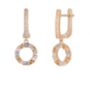 Multi Gemstone 18k Gold Plated Drop Earrings, thumbnail 2 of 3