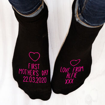 First Mother's Day Personalised Socks, 2 of 2