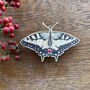 Swallowtail Butterfly Wooden Christmas Tree Decoration, thumbnail 1 of 5
