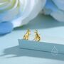 Tiny Dalmatian Dog Stud Earrings In Sterling Silver, thumbnail 5 of 12