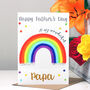 Rainbow Relation Father's Day Card, thumbnail 5 of 11