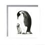 Parent And Chick Penguins Greeting Card, thumbnail 2 of 5