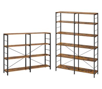Industrial Bookshelf Shelving Unit Storage Shelf, 8 of 8
