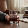 Personalised Cycling Glass With Motif And Engraved Collar, thumbnail 1 of 12