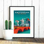 Amsterdam Art Print, thumbnail 3 of 4