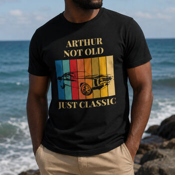 Personalised Men's Not Old Just Classic T Shirt, 2 of 8
