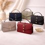 Personalised Jane Buckle Top Handle Cross Body Bag, thumbnail 2 of 6