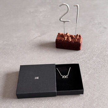 21st Birthday Sterling Silver Necklace, 8 of 12