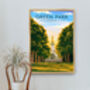 Green Park London Travel Poster Art Print, thumbnail 5 of 8