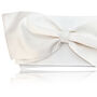 Ivory Bow Wedding Day Bridal Clutch Quinn, thumbnail 4 of 5