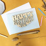 Personalised Happy Birthday Card With Heart Motifs, thumbnail 1 of 12