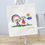 Personalised Hand Drawn Mother's Day Tote Bag, thumbnail 4 of 5
