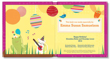 Baby's First Birthday For Girls Personalised Book, 2 of 11