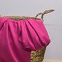 Super Soft Plain Pashmina Style Scarf In Fuchsia Pink, thumbnail 2 of 3