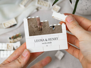 Personalised Romantic Style Block Keepsake Gift, 10 of 10