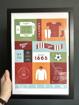 A3 Nottingham Forest Fan Print, 2 of 4
