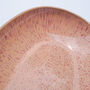 Handmade Large Ceramic Coral Glaze Serving Tray, thumbnail 6 of 6