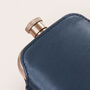 Copper Hip Flask With Vintage Leather Sleeve, thumbnail 4 of 12