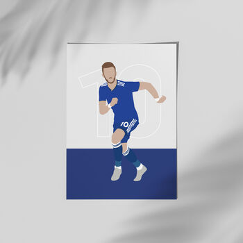 James Maddison Leicester Football Poster, 2 of 3