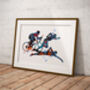 Personalised Triathlon Sport Poster, thumbnail 1 of 4