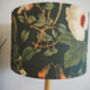 Dark Green Exotic Floral Lampshade, thumbnail 9 of 10