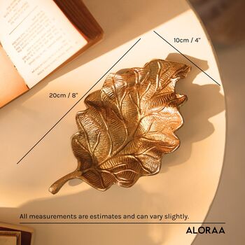 Handmade Gold Leaf Jewellery Trinket Dish, 4 of 6