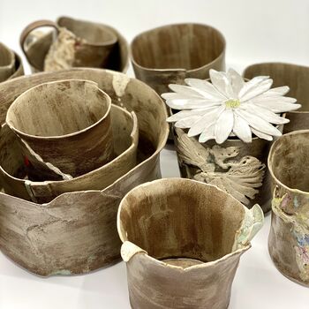 Exclusive Ceramic Piece Cup Bowl With Applications, 2 of 12