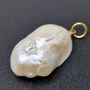 18k Gold Vermeil Plated Bold Pearl Necklace, thumbnail 4 of 7