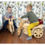 Hibba Classic Wooden Ride On And Rocking Trike, thumbnail 4 of 10