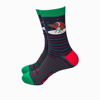 Men's Bamboo Socks Rockin' Robin, 2 of 5