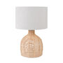 Natural Wicker Table Lamp With Shade, thumbnail 2 of 11