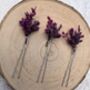 Dried Flower Hair Pins, thumbnail 4 of 6