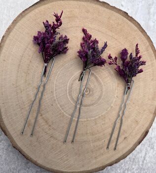 Dried Flower Hair Pins, 4 of 6