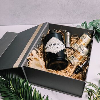Personalised Hendricks Gin Gift Set In Luxury Gift Box, 2 of 5