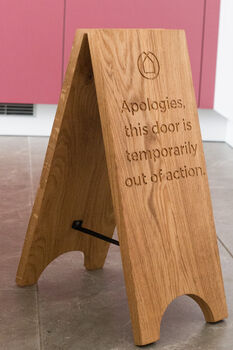 Personalised Solid Oak A Board |Perfect For Hotels Or Shops, 7 of 12