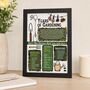 90th Birthday Gift For Gardeners Personalised Print, thumbnail 1 of 10