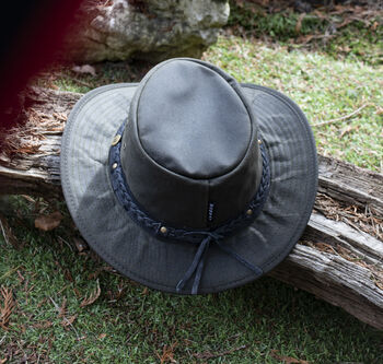 The Wilderness Waxed Cotton Hat Unisex Hats, 8 of 11