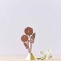 Dahlia Miniature Bouquet Of Flowers, Copper/Brass, thumbnail 6 of 6