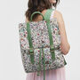 Green Garden Floral Buckle Backpack, thumbnail 1 of 5