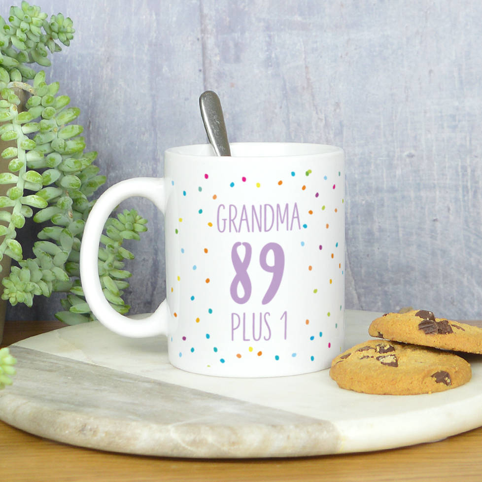 Personalised 90th Birthday Mug, 1 of 3