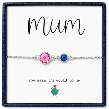 Personalised Create Your Own Mother And Children Birthstones Bracelet, 5 of 9